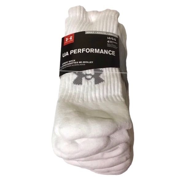 Under Armour 4pk. Crew Socks - Picture 2 of 4